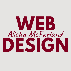 Alisha McFarland Website Design Logo